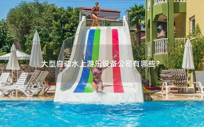大型自動(dòng)水上游樂設(shè)備公司有哪些？